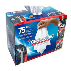 Grabarag Grab-A-Rag Washable Microfibre Rags 75-Count