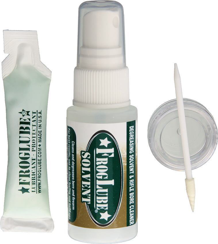 FrogLube Preservative Q-Tip 1 Oz Solvent Knife Cleaning / Protection Kit – 99030
