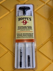 ***Hoppe’s 3 Piece Stainless Steel Cleaning Rod, Universal Rifle/Shotgun***