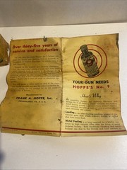 VTG Hoppes No. 9 Gun Bore Nitro Cleaning Solvent ORIGINAL BOX Instruction + Tin