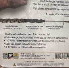 NEW! Otis Ripcord Bore Cleaner 3 Gun Trio – 223, 9mm, 12 Gauge – NIB