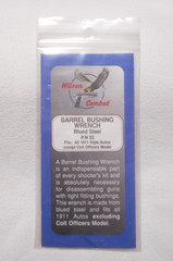 NOS Wilson Combat Bushing Wrench, 1911 Full-Size, Blued Steel P/N #22 Gunsmith
