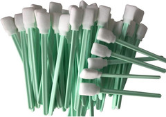 100Pc 5.1″ Square Rectangle Foam Cleaning Swab Sticks for Solvent Format Inkjet