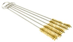 5Pc- 8″ Spray Gun Cleaning Kit with Brass Bristles Air Passages, Fluid Nozzles