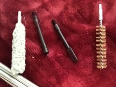 40-45 Rifle/Pistol Roads with brush, mop, jag, patchholder
