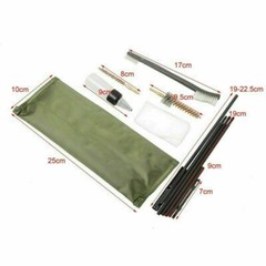 10Pcs .22 22LR .223 556 Rifle Gun Cleaning Kit Nylon Brush Cleaner with Pouch