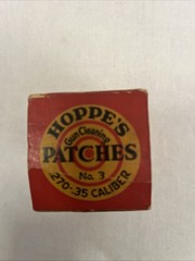 Vintage Hoppe’s Gun Cleaning Patches No 3 .270 -.35 Caliber Box Appears Full