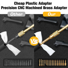 Universal Gun Cleaning Kit w/ Folding Stand for Rifle Pistol Shotgun Hard Carry