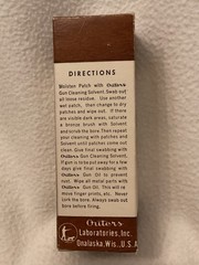 Vintage Outers Gunslick Gun Solvent ~ Mallard Duck Scene ~ Box & Empty Bottle