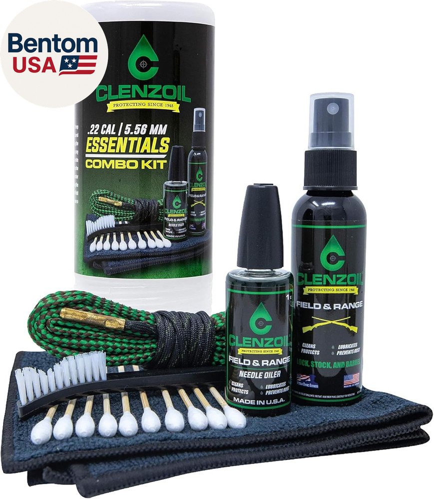 Field & Range Pistol & Rifle Essentials Gun Cleaning Kit | CLP Spray & Oiler wit