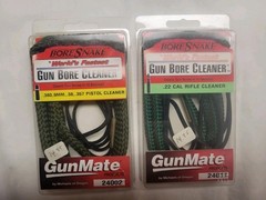 Gunmate 380,9mm .38 .357 Pistol Gun& 22 Rifle Bore Cleaner Bore Snakes 24002 NOS