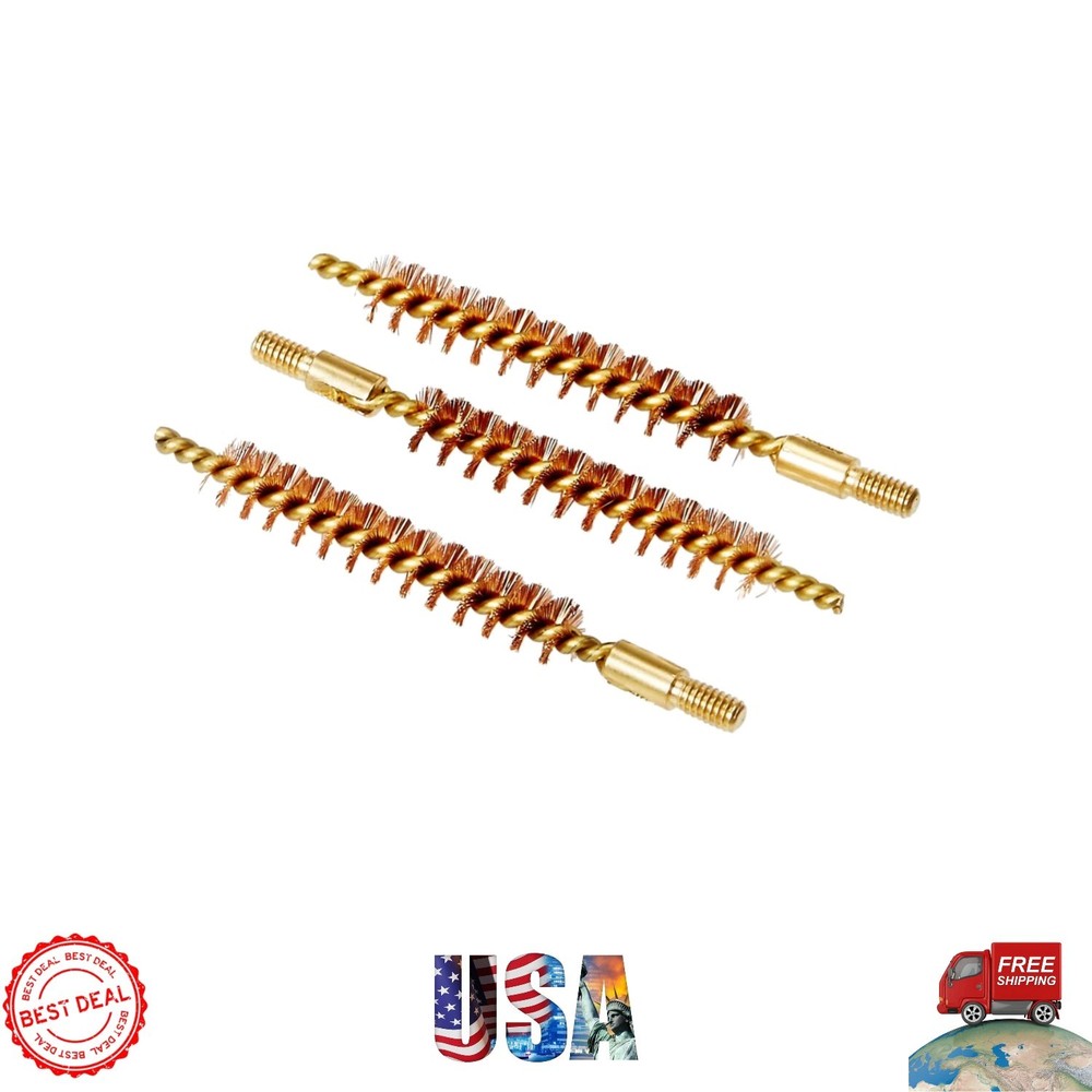 Bronze Gun Bore Brushes – Tough & Effective 3-Pack for 30/32 Caliber