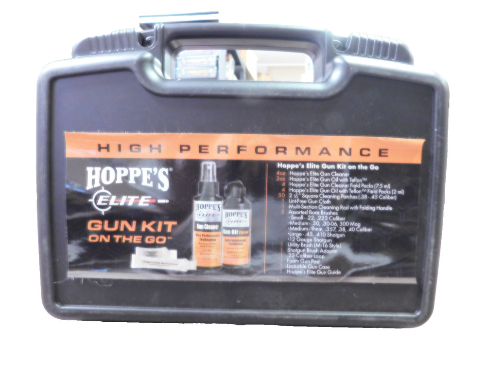 Hoppe’s Elite Gun Care On-The-Go Cleaning Kit-EGCOTG
