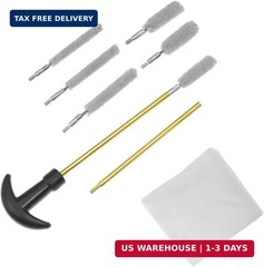 Handgun Cleaning Kit for.22.27.30.357.38,9mm.40.45 Caliber Pistol,with Bronze Bo