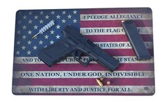 Rogue River Tactical Pledge of Allegiance USA American Flag Gun Cleaning Mat …