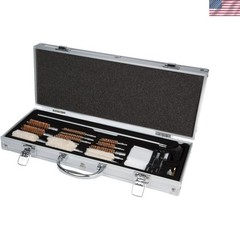 Complete Gun Cleaning Accessory Kit with Aluminum Case – Shotgun & Pistol Ready