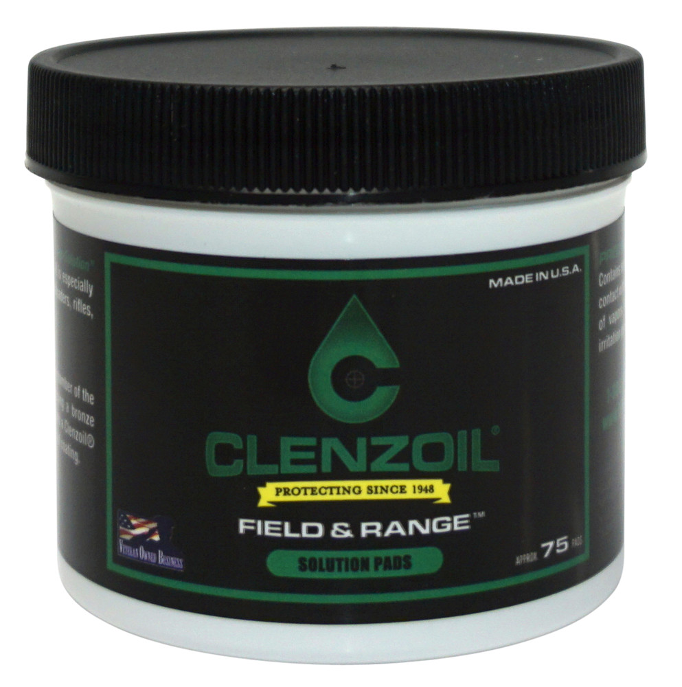 Clenzoil Field & Range Patch Kit .50 Cal/12 Gauge 75 Cotton Wipes 2014