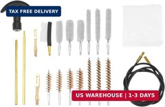 Handgun Cleaning Kit for.22.27.30.357.38,9mm.40.45 Caliber Pistol,with Bronze Bo