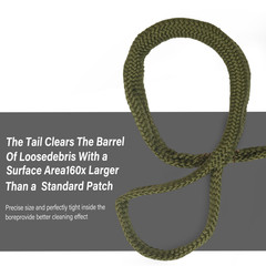 Bore Rope Gun Barrel Cleaning Snake for 12 Gauge .22 .223 .38 .308 .30 .303 Cal