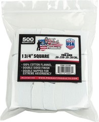 Pro-Shot 500 Count Gun Cleaning Patches – Efficient, Lint-Free & Durable Quality