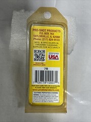 Pro-Shot Benchrest Brush Phos. Bronze Bristles Brass Core 7mm 9mm 270 Cal. New