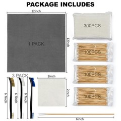 Gun Cleaning Kit in Big Box, 4-in-1 Cleaning Supplies Includes Brushes, Patch…
