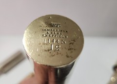 Brass Bore Brushes James Dixon & Sons K Skeggles England Eley Turn Screw Vintage