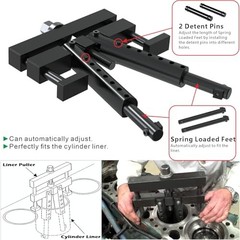 Universal Cylinder Liner Puller for Cummins CAT Mack, 3-7/8″ to 6-1/4″ Bore