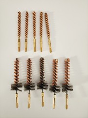 Military Style Brushes, #8-36 threading, .223/5.56, choice Bore or Chamber Brush