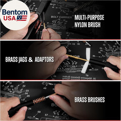 9Mm Gun Cleaning Kit .22,.35,.45 Caliber Handgun Cleaning Kit&Pistol Cleaning Ki