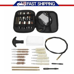 43pcs Gun Cleaning Kit Universal Rifle Pistol Shotgun Handgun Firearm with Case