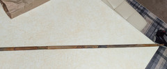 Antique Three Piece Wooden & Brass Gun Cleaning Rod From England Rough Works