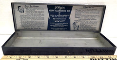 Vintage JC Higgins Gun Cleaning Kit Metal Box 2143 Sears and Roebuck Unrestored