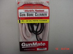 BORESNAKE BORE SNAKES NEW Gunmate .30-.32 Caliber Pistol Cleaner 24001