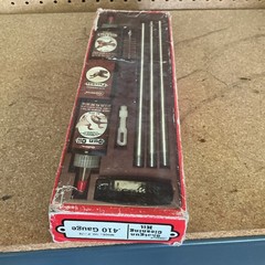 Outers Shotgun Cleaning Kit .410 Gauge P-478 w/ Gun Oil, Solvent, Rods, Brush