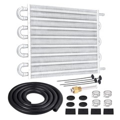 Silver 5/16″ Transmission Oil Cooler Tube and Fin Kit – 8 Pass – Universal