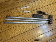 Vintage Outers Rifle Gun Cleaning Kit 22 Cal No. P-477 w/Shotgun Cleaner Parts