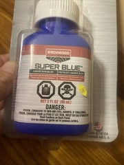 Birchwood Casey SUPER BLUE Liquid Gun Blue – NEW SEALED 3 OZ Restoration