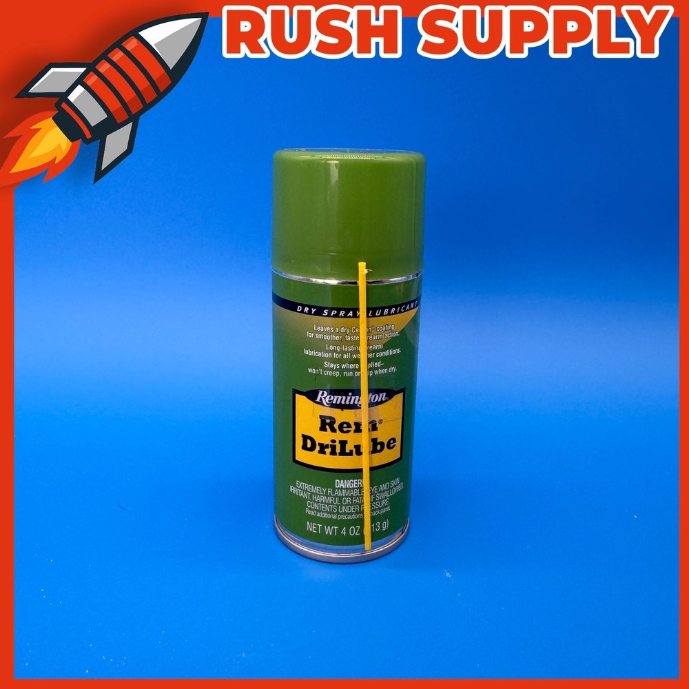 New Remington Rem DriLube Liquid 4 Ounce Aerosol Can Spray – 18396