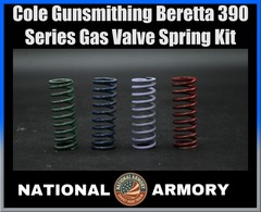 Cole Gunsmithing Beretta 390 Series Gas Valve Spring Kit Set of 4 Springs