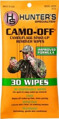 Hunters Specialties Camo-Off Makeup Remover Wipes, 30 Count Package