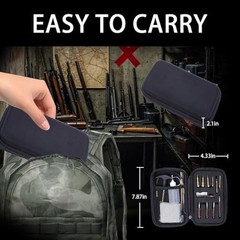 Universal Gun Cleaning Kit for.22.38.40.45 Caliber – Pistol Rifles Handgun B