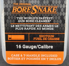 Hoppe’s Bore Snake Cleaner 16 Gauge Shotgun SxS O/U Double Barrel 24034D NEW