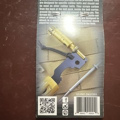 OST Scrape All .223/5.56/300BLK Stainless Gun Cleaning Scraper, Shock Cord