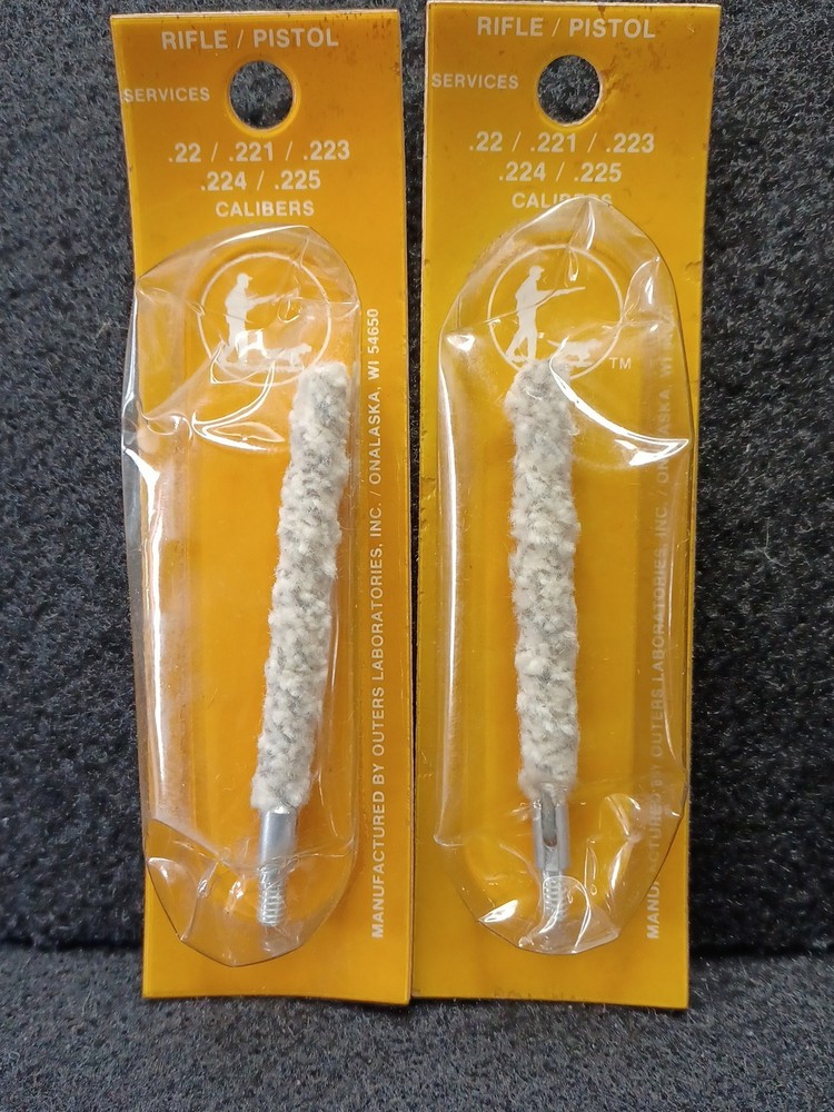 2 Outers Rifle and Pistol Wool Mop – .22-.257 Cal/6-6.5mm