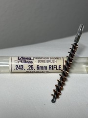Lot of 5 Vintage Kleen Bore Rifle Phosphor Bronze Bore Brushes ~ Various Sizes