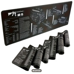 🔥 AR-15 Gun Cleaning Mat – Large 36” Premium Tactical Workbench Pad-Waterproof-