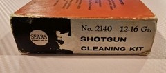Vintage Sears Roebuck Shotgun Cleaning Kit New Old Stock Original Box USA