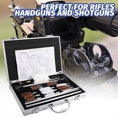 126pc Pro Universal Gun Cleaning Kit for Pistol Rifle Shotgun Firearm Cleaner US