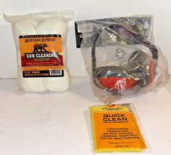 New Gun Safety Supplies: New Ear Muffs, Gun Cleaning Patches, Anti-Rust Cloth